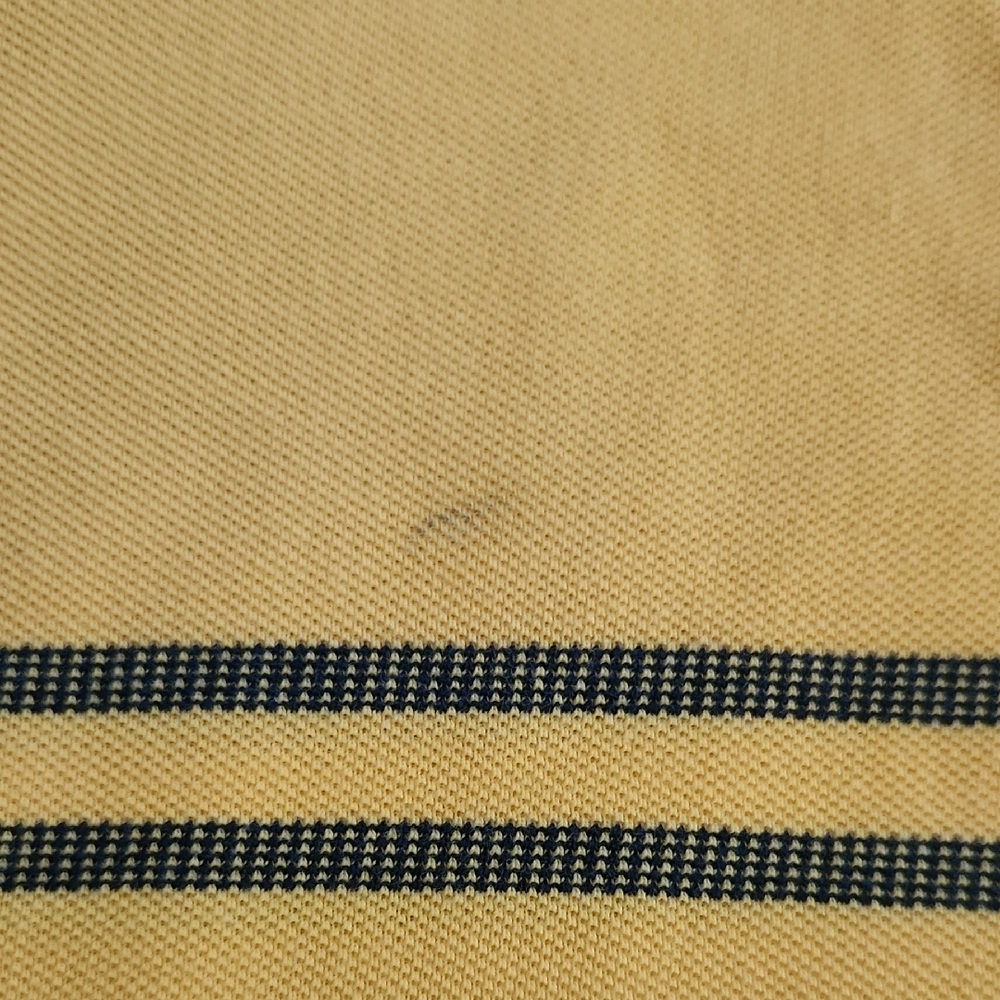 Tommy Hilfiger Men's Polo in Yellow & Navy Blue - Picture 4 of 7